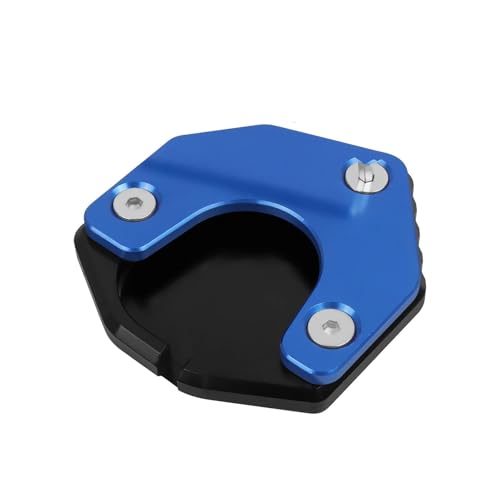 Ständerpolster Fuß Seitenständer Vergrößerung Platte Ständer Vergrößern Verlängerung Für Suzuki DRZ 400S DRZ 400E DRZ 400 SM DRZ400SM DRZ400S 2000-2020 Seitenständerpolster(Blau) von FZCSIMR