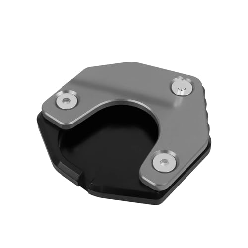 Ständerpolster Fuß Seitenständer Vergrößerung Platte Ständer Vergrößern Verlängerung Für Suzuki DRZ 400S DRZ 400E DRZ 400 SM DRZ400SM DRZ400S 2000-2020 Seitenständerpolster(Grau) von FZCSIMR