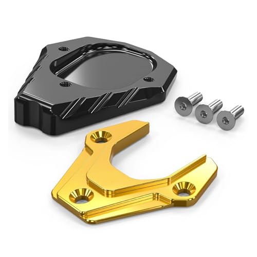 Ständerpolster Motocross Vergrößerter Seitenständer Pad Verlängerung Für Suzuki DRZ400S DR-Z400S DRZ400SM DR-Z400SM 2005-2024 2023 2022 Seitenständerpolster(Gold) von FZCSIMR