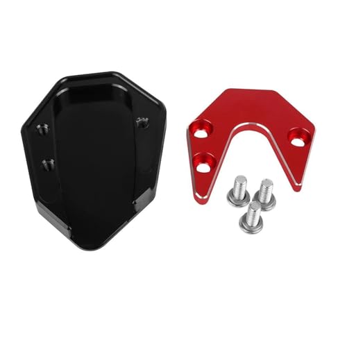 Ständerpolster Motorrad-Ständer-Stützplatte Fuß-Seitenständer-Vergrößerungspad Für Suzuki GW250 GSX250R GSX 250 R 2021 2022 2023 DL250 Seitenständerpolster(Rot) von FZCSIMR