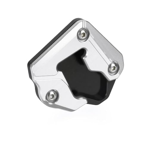 Ständerpolster Ständer Fuß Seitenständer Extension Pad Stützplatte Für Suzuki GSX 1300R Für Hayabusa GSX1300R 2021 2022 2023 2024 2025 GSX-1300R Seitenständerpolster(Silber) von FZCSIMR