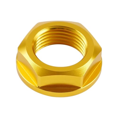 Vorderradachse Mutter Schraube Für KX250 KX450 2019-2021 KX125 KX250 2004-2008 KX250F 2004-2018 KLX450R 2008-2019 Motorrad Schraubensatz(Goldfront) von FZCSIMR