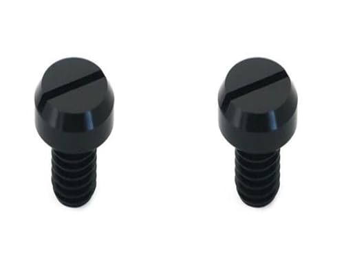 Windschutzscheibenmuttern Für EBR 1190SX Ab 2014 2 STÜCKE Universal M10 * 1,25 Motorrad Spiegel Loch Stopfen Schraube Schrauben Motorrad-Schraubensatz(2 Rechts Schwarz) von FZCSIMR