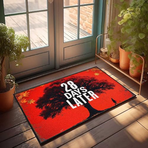 Küchenmatten für den Boden 28 Tage später: Eine postapokalyptische Reise, Fußmatte, Haustür-Dekoration, Retro-Teppich (40 x 60 cm) von FZFN