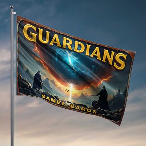 Lustige Bar-Dekoration, Wächter des himmlischen Kreuzes: A Tale Of Two Heroes Flagge, Pool-Dekoration, Outdoor, Teenager, Jungen, Raumdekoration (60 x 90 cm) von FZFN