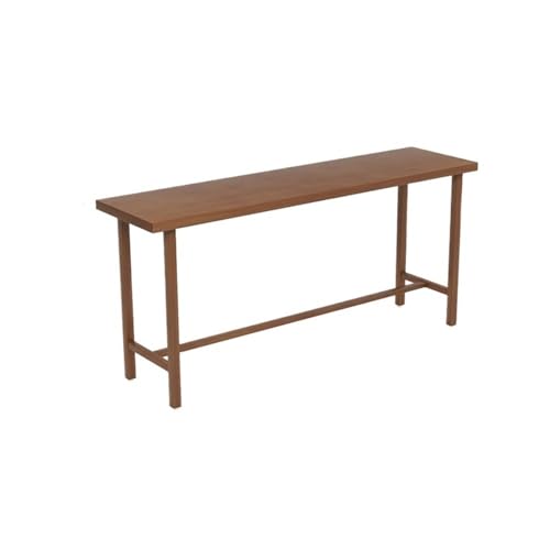 FZL02068LM Flurtisch Einfacher Stehtisch aus Holz mit stabilem Rahmen, rechteckiger Tisch in Thekenhöhe for Küche, Esszimmer und Wohnzimmer Schmal Konsolentisch(XXL) von FZL02068LM