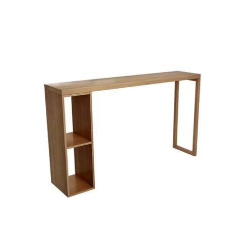 FZL02068LM Flurtisch Kneipentisch aus Holz in Barhöhe mit stabilem Rahmen, rechteckiger Thekentisch for Küche, Esszimmer, Wohnzimmer Schmal Konsolentisch(200 * 40 * 105cm) von FZL02068LM