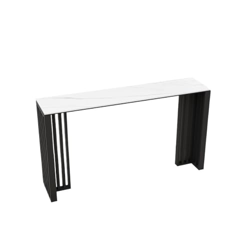 FZL02068LM Flurtisch Leichter Luxus-Stehtisch aus Schiefer, for Zuhause, Wohnzimmer, Trennwand, einfacher rechteckiger Stehtisch Schmal Konsolentisch(XL) von FZL02068LM