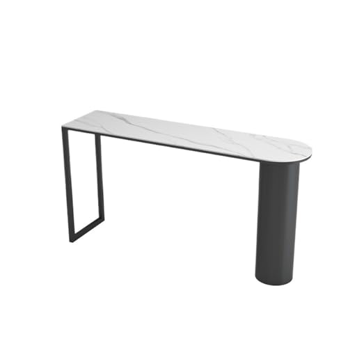 FZL02068LM Flurtisch Leichter Luxus-Stehtisch aus Steinplatten, moderner Tisch in Pub-Höhe for Küche und Esszimmer, Wohnzimmer Schmal Konsolentisch(XL) von FZL02068LM