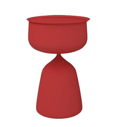 FZL02068LM Kleiner Teetisch Tablett Beistelltisch Couchtisch, Sofa Sideboard, Kleiner Tisch for Milchteeladen Coffee Shop Rot/Blau/Weiß/Schwarz Beistelltisch(Red) von FZL02068LM
