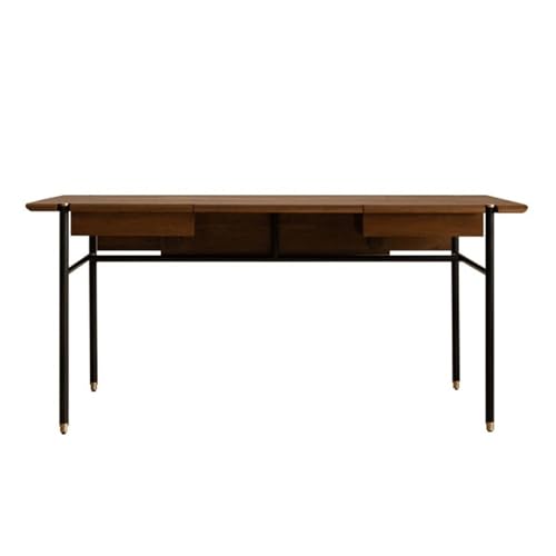 FZL02068LM PC-Tisch 65-Zoll-Home-Office-Schreibtisch mit Schubladen for Schreiben, Lernen und Spielen – Stabiler geräumiger Arbeitsplatz for PC Laptop Schreibtisch von FZL02068LM