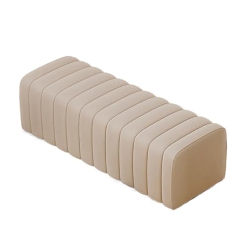 FZL02068LM Schuhschrank mit Sitzbank Schuhputzhocker, Hauseingangsbank, einfache Wohnzimmer-Kleiderbank, Garderobe, Sofahocker, einfarbig, Nachttischhocker, rechteckig Schuhregal mit Sitzbank(Weiß) von FZL02068LM