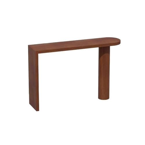 Flurtisch Moderner Holzinsel-Bartisch for Zuhause, hoher Fuß Langer Küchen-Esstisch for Enge Räume Schmal Konsolentisch(Groß) von FZL02068LM