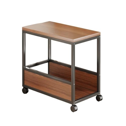PC Stand 2-stufiger CPU-Tower-Ständer mit Rädern, CPU-Rollständer, mehrschichtiges Lagerregal for den Haushalt, Heimbüro, rollendes PC Ständer(Groß) von FZL02068LM