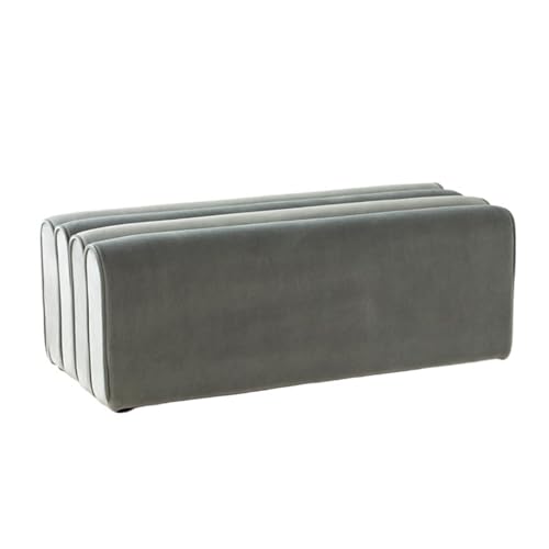 Schuhschrank mit Sitzbank Home Doorway Entry Schuhwechselhocker Moderner Garderoben-Rechteckhocker Nachttischhocker Bekleidungsgeschäft Sofahocker Eingangstür Schuhbank Schuhregal mit Sitzbank(Grigio) von FZL02068LM