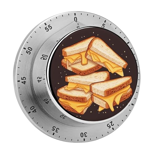 Cheese Sandwiches Mechanischer Küchentimer Manueller 60-Minuten-Aufzieh-Timer, lauter Timer für Schwerhörigkeit, keine Batterien erforderlich, Countdown-Timer zum Kochen, Klassenzimmer, Fitnessstudio Cheese Sandwiches Mechanischer Küchentimer Manueller 60-Minuten-Aufzieh-Timer, lauter Timer für Schwerhörigkeit, keine Batterien erforderlich, Countdown-Timer zum Kochen, Klassenzimmer, Fitnessstudio von FZMVSQH
