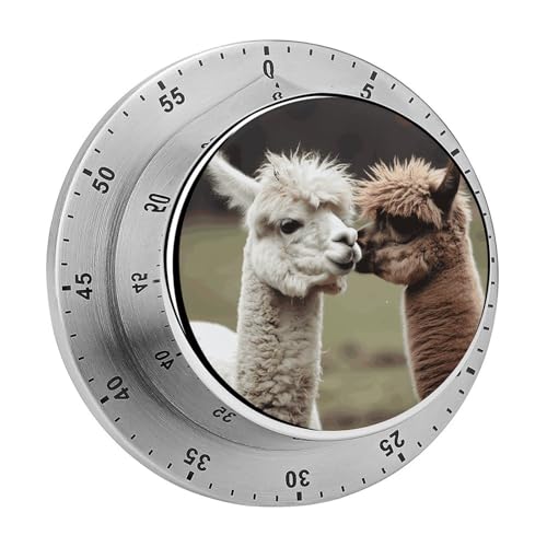 Funny Alpaca Mechanischer Küchentimer, manuell, 60 Minuten Aufzieh-Timer, lauter Timer für Schwerhörigkeit, keine Batterien erforderlich, Countdown-Timer zum Kochen, Klassenzimmer, Fitnessstudio Funny Alpaca Mechanischer Küchentimer, manuell, 60 Minuten Aufzieh-Timer, lauter Timer für Schwerhörigkeit, keine Batterien erforderlich, Countdown-Timer zum Kochen, Klassenzimmer, Fitnessstudio von FZMVSQH