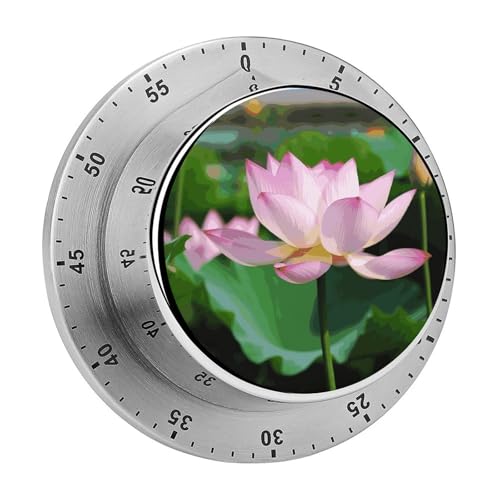 Lotus Mechanischer Küchentimer Manueller 60-Minuten-Aufzieh-Timer, lauter Timer für Schwerhörigkeit, keine Batterien erforderlich, Countdown-Timer zum Kochen, Klassenzimmer, Fitnessstudio, Zuhause Lotus Mechanischer Küchentimer Manueller 60-Minuten-Aufzieh-Timer, lauter Timer für Schwerhörigkeit, keine Batterien erforderlich, Countdown-Timer zum Kochen, Klassenzimmer, Fitnessstudio, Zuhause von FZMVSQH
