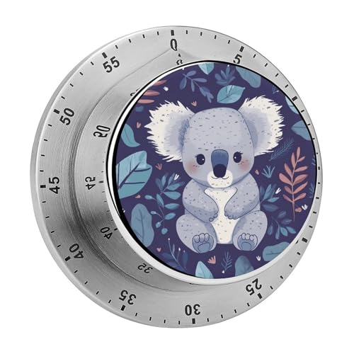 Lovely Koala Mechanischer Küchentimer Manueller 60-Minuten-Aufzieh-Timer, lauter Timer für Schwerhörigkeit, keine Batterien erforderlich, Countdown-Timer zum Kochen, Klassenzimmer, Fitnessstudio Lovely Koala Mechanischer Küchentimer Manueller 60-Minuten-Aufzieh-Timer, lauter Timer für Schwerhörigkeit, keine Batterien erforderlich, Countdown-Timer zum Kochen, Klassenzimmer, Fitnessstudio von FZMVSQH