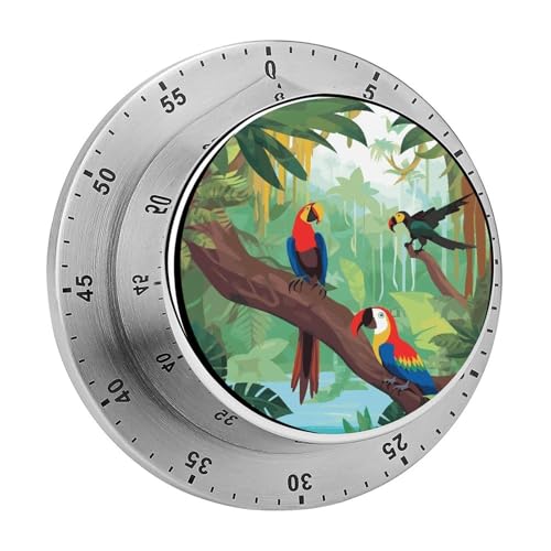 Macaw Mechanischer Küchentimer Manueller 60-Minuten-Aufzieh-Timer, lauter Timer für Schwerhörigkeit, keine Batterien erforderlich, Countdown-Timer zum Kochen, Klassenzimmer, Fitnessstudio, Zuhause Macaw Mechanischer Küchentimer Manueller 60-Minuten-Aufzieh-Timer, lauter Timer für Schwerhörigkeit, keine Batterien erforderlich, Countdown-Timer zum Kochen, Klassenzimmer, Fitnessstudio, Zuhause von FZMVSQH