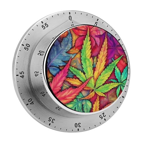 Mechanischer Küchentimer mit Blättermotiv, manuelle 60-Minuten-Aufzieh-Timer, lauter Timer für Schwerhörigkeit, keine Batterien erforderlich, Countdown-Timer zum Kochen, Klassenzimmer, Fitnessstudio Mechanischer Küchentimer mit Blättermotiv, manuelle 60-Minuten-Aufzieh-Timer, lauter Timer für Schwerhörigkeit, keine Batterien erforderlich, Countdown-Timer zum Kochen, Klassenzimmer, Fitnessstudio von FZMVSQH