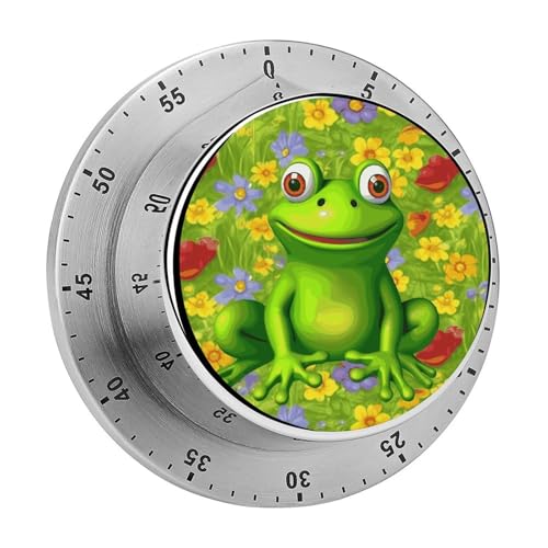 Mechanischer Küchentimer mit Froschmotiv, manuelle 60-Minuten-Aufzieh-Timer, lauter Timer für Schwerhörigkeit, keine Batterien erforderlich, Countdown-Timer zum Kochen, Klassenzimmer, Fitnessstudio Mechanischer Küchentimer mit Froschmotiv, manuelle 60-Minuten-Aufzieh-Timer, lauter Timer für Schwerhörigkeit, keine Batterien erforderlich, Countdown-Timer zum Kochen, Klassenzimmer, Fitnessstudio von FZMVSQH