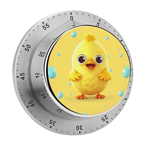 Mechanischer Küchentimer mit niedlichem gelbem Huhn, manueller 60-Minuten-Aufzieh-Timer, lauter Timer für Schwerhörigkeit, keine Batterien erforderlich, Countdown-Timer zum Kochen, Klassenzimmer Mechanischer Küchentimer mit niedlichem gelbem Huhn, manueller 60-Minuten-Aufzieh-Timer, lauter Timer für Schwerhörigkeit, keine Batterien erforderlich, Countdown-Timer zum Kochen, Klassenzimmer von FZMVSQH