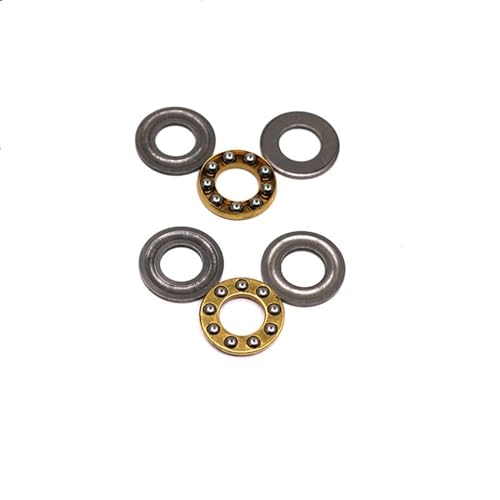 5 STÜCKE F2-6 F2.5-6 F3-8 F4-9 F4-10 F5-10 F5-11 F5-12 F6-12 F6-14 F7-13 F8-16 F10-18 F12-21M Axial-kugeldrucklager(F5-11M) von FZPMRLTMV