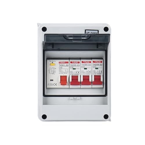 FZPMRLTMV Outdoor Haushalts Schalter MCB Wasserdicht Elektrische Verteilung Box mit Circuit Breaker Power Kunststoff Junction Draht Box IP65(RCBO 16A) von FZPMRLTMV