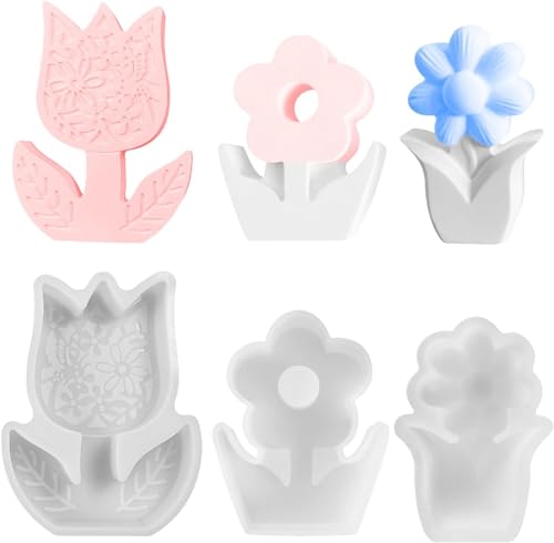 3 Stück Silikonformen Gießformen Blumen Kerzenformen zum Gießen, Silikonform Blumen Gips Zum Gießen Silikon Gießform Blumen Gießformen Silikon Blumen Giessform Silikon Blumen Silikonform Frühling 3 Stück Silikonformen Gießformen Blumen Kerzenformen zum Gießen, Silikonform Blumen Gips Zum Gießen Silikon Gießform Blumen Gießformen Silikon Blumen Giessform Silikon Blumen Silikonform Frühling von FZQBEY