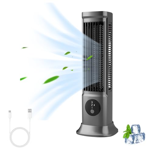 Coldeez Cooling Ace 3.0,Cooling Ace Klimagerät,Mobiles Klimagerät mit 3 Geschwindigkeit,Turmventilator,Mobiler Lüfter,Ventilator Säulenventilator,Standventilator,Tragbarer Leiser Klimaanlagen (A) von FZQBEY