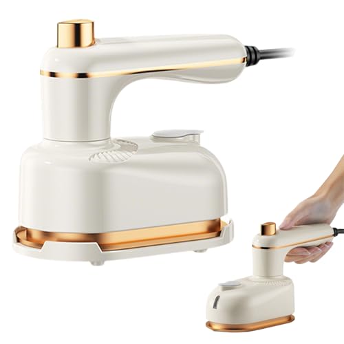 Dampfbügeleisen, 2-in-1 Dampfer und Bügeleisen, Reise Steamer Dampfglätter, 5 Sekunden Schnelles Aufheizen Reisebügeleisen Mini, Tragbares Klein Bügeleisen Dampf für Kleidung für Zuhause, Reise (Weiß) Dampfbügeleisen, 2-in-1 Dampfer und Bügeleisen, Reise Steamer Dampfglätter, 5 Sekunden Schnelles Aufheizen Reisebügeleisen Mini, Tragbares Klein Bügeleisen Dampf für Kleidung für Zuhause, Reise (Weiß) von FZQBEY