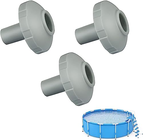 Einlaufdüse für den Pool Anschluss 32mm bis 38mm, Pool Einlaufdüse, Pool Filter Anschluss, Pool düse, Pool Auslassdüse, Pool wartungs zubehör, Pool Zubehör, 2.7 x 8.5 x 9 cm (3 Stück) von FZQBEY