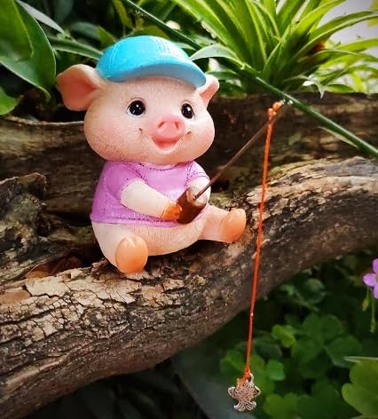 Frosch Deko Gartendeko für Draußen, Blumentopf Hänger Frösche Miniteich Deko Garten Figuren Tiere Harz Statue Frosch Blumentopfhänger Wetterfest Tiere Dekofigur Teichdeko für Draußen (#9) von FZQBEY