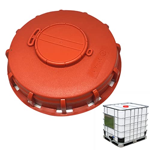 IBC Container Deckel mit Atemlöchern,Tank Doppelloch/Einloch Abdeckung,Kunststoffdeckel mit Entlüftung,Chemische Trommeln Deckel,Tankdeckel Adapter 163mm Atmungsabdeckung,zur Flüssige Konservierung von FZQBEY
