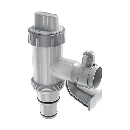 Kolbenventil Plus Pool Plunger Ventil Plus, Pool Kolbenventil und Schlauchhalterung Pool Ersatzteile, Pool Zubehör Absperrventil Poolschlauch Schlauchverbinder für Intex,Bestway,Coleman, Poolzubehör von FZQBEY
