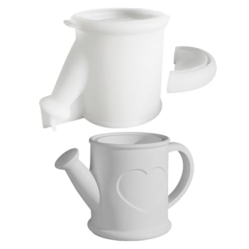 Silikonformen Gießformen Gießkannen, Vase Silikonform Gießkannen Gießformen Silikon Giessformen Silikon Gießform Vase Gips Zum Gießen Silikonformen für Blumentöpfe (A) von FZQBEY