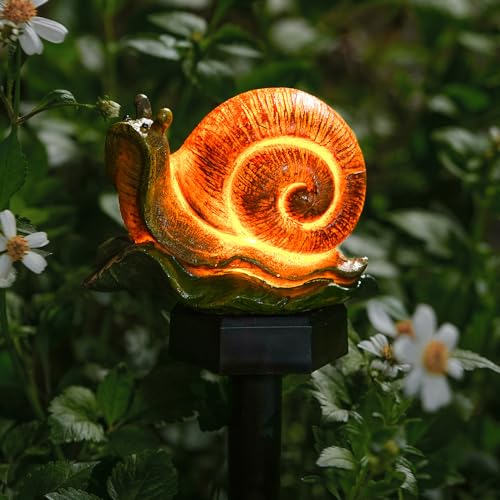 Solar Gartenfiguren Frosch Gartendeko für Draußen, Deko Garten Frosch Figuren mit Pilze Solar Lampe, Frösche Gartenfigur Harz Statue Solarleuchte Tiere Dekofiguren Solar Licht Figur für Geschenke (G) von FZQBEY