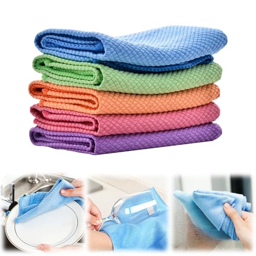 Spültücher, Mikrofaser Geschirrtücher Baumwolle 30x40 cm Küchentücher Geschirrhandtücher Geschirrtuch Küchenhandtücher Küchentuch Geschirrhandtuch Trockentücher Küchenhandtuch Küchenlappen (5 Stück) Spültücher, Mikrofaser Geschirrtücher Baumwolle 30x40 cm Küchentücher Geschirrhandtücher Geschirrtuch Küchenhandtücher Küchentuch Geschirrhandtuch Trockentücher Küchenhandtuch Küchenlappen (5 Stück) von FZQBEY