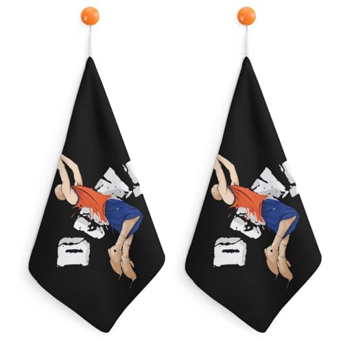 FZRTGOP Basketball Handtücher Weich Sehr Saugfähig Badetücher 2Er Pack Handtuch Für Badezimmer Küche 30cm von FZRTGOP