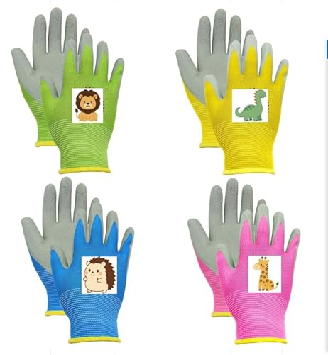 FZSECRIU 4 Pairs gartenhandschuhe kinder,1 Paar Ärmelhandschuhe,arbeitshandschuhe kinder,kind arbeitshandschuhe,8-10 jahre FZSECRIU 4 Pairs gartenhandschuhe kinder,1 Paar Ärmelhandschuhe,arbeitshandschuhe kinder,kind arbeitshandschuhe,8-10 jahre von FZSECRIU