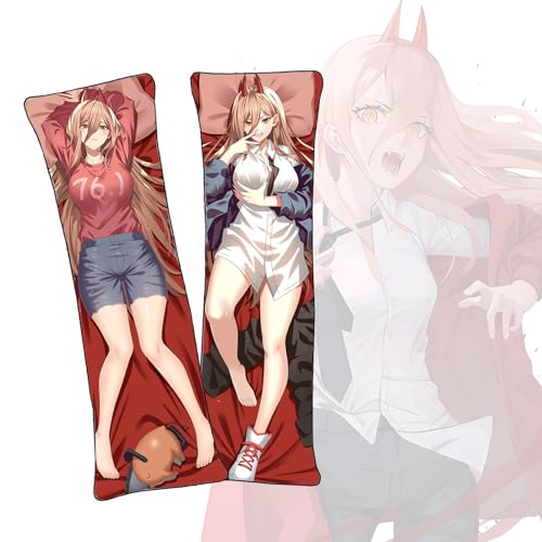 FZYUYU-Anime Körperkissenbezug Kettensäge Mann Power Dakimakura Anime Körperkissen Doppelseitiger lebensgroßer Körperkissenbezug-Power-d,60x180cm-2WT FZYUYU-Anime Körperkissenbezug Kettensäge Mann Power Dakimakura Anime Körperkissen Doppelseitiger lebensgroßer Körperkissenbezug-Power-d,60x180cm-2WT von FZYUYU