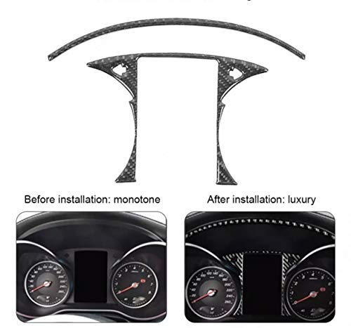 FFZ Parts Flex Carbon Tacho Rahmen Blende Abdeckung Passend Für C Klasse W205 GLC X253 von FFZ Parts