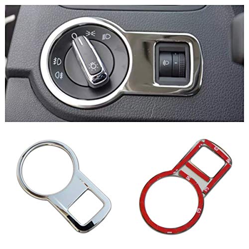 FFZ Parts Lichtschalter Rahmen Blende Edelstahl Passend Für Polo Ab Bj.2011-2016 von FFZ Parts