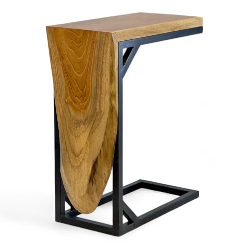 FaHome Multifunktionaler Beistelltisch - Couchtisch Ablagetisch - Flexibles Design C-Frame – Teakholz - 50x40x20 cm FaHome Multifunktionaler Beistelltisch - Couchtisch Ablagetisch - Flexibles Design C-Frame – Teakholz - 50x40x20 cm von FaHome