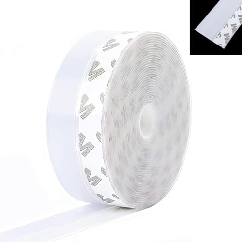 FaJoek Dichtungsband Selbstklebend, 10m*3.5 Zugluftstopper Für Türen, Tür-Zugluftstopper-Streifen, Multifunktions Duschdichtung, Fensterdichtung,Schalldicht, Winddicht, Staubschut (Weiß) von FaJoek