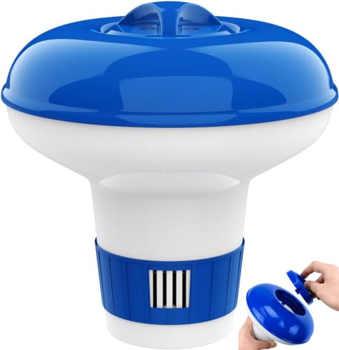 Pool Dosierschwimmer, FaJoek 5 Inch Schwimmender Chlorspender, Chlor Schwimmer, Chemikalien Spender, Chlordosierer für Pool Automatisch, Chlor Floater für Poolreiniger oder Whirlpools Spa Pool Dosierschwimmer, FaJoek 5 Inch Schwimmender Chlorspender, Chlor Schwimmer, Chemikalien Spender, Chlordosierer für Pool Automatisch, Chlor Floater für Poolreiniger oder Whirlpools Spa von FaJoek