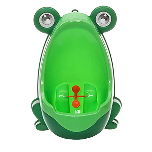 Blumentopf Wandhalterung Kinder Urinal Frosch Cartoon Design Junge Toilette Töpfchen Urinal Wand Urinal 1Stk Aufbewahrungsbox Gemüse (Green, One Size) von FaLkin