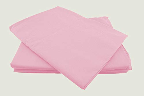 Betttücher ohne Gummizug Baumwolle viele Farben und Größen Bettlaken Betttuch Haustuch (210x240cm, rosa) von Faal