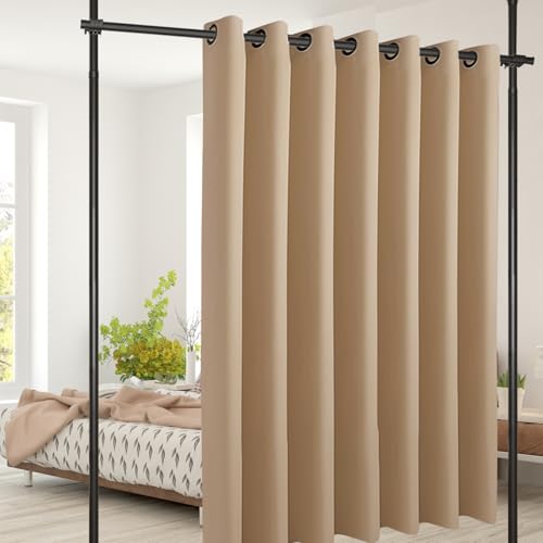 Raumteiler Paraventgestell Gardinenstange Flexibel Verstellbarer Paravent ohne Vorhang Raumtrenner Vorhang Gardinenstange Sichtschutz für Schlafzimmer Wohnzimmer Büro H 317 cm x B 178 cm Raumteiler Paraventgestell Gardinenstange Flexibel Verstellbarer Paravent ohne Vorhang Raumtrenner Vorhang Gardinenstange Sichtschutz für Schlafzimmer Wohnzimmer Büro H 317 cm x B 178 cm von Faazy